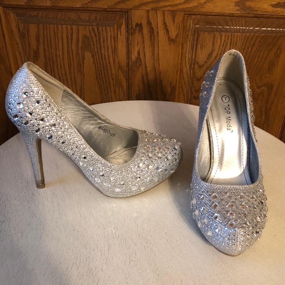 Rhinestone heels